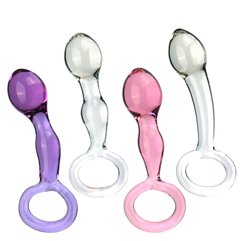 Godemiché anal en perles de verre, plug anal pour femmes, dilatateur anal pour hommes, masseur de prostate, masturbation féminine_voghion.com