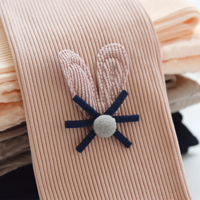 Girls Cotton Elastic Leggings 3