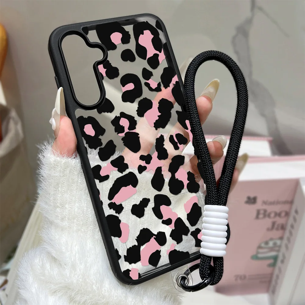 Leopard Print Matte Hard Shockproof Phone Case