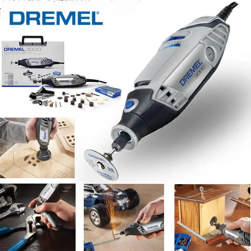 

Dremel Electric Mini Grinder Machine Cutting Engraving Carving Polishing Micro Grinding Engraver Variable Speed Rotary Tools Set