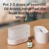 Vissko Aroma Diffuser Air Humidifier Ultrasonic Cool Mist Maker Fogger Led Essential Oil Flame Lamp Difusor 4
