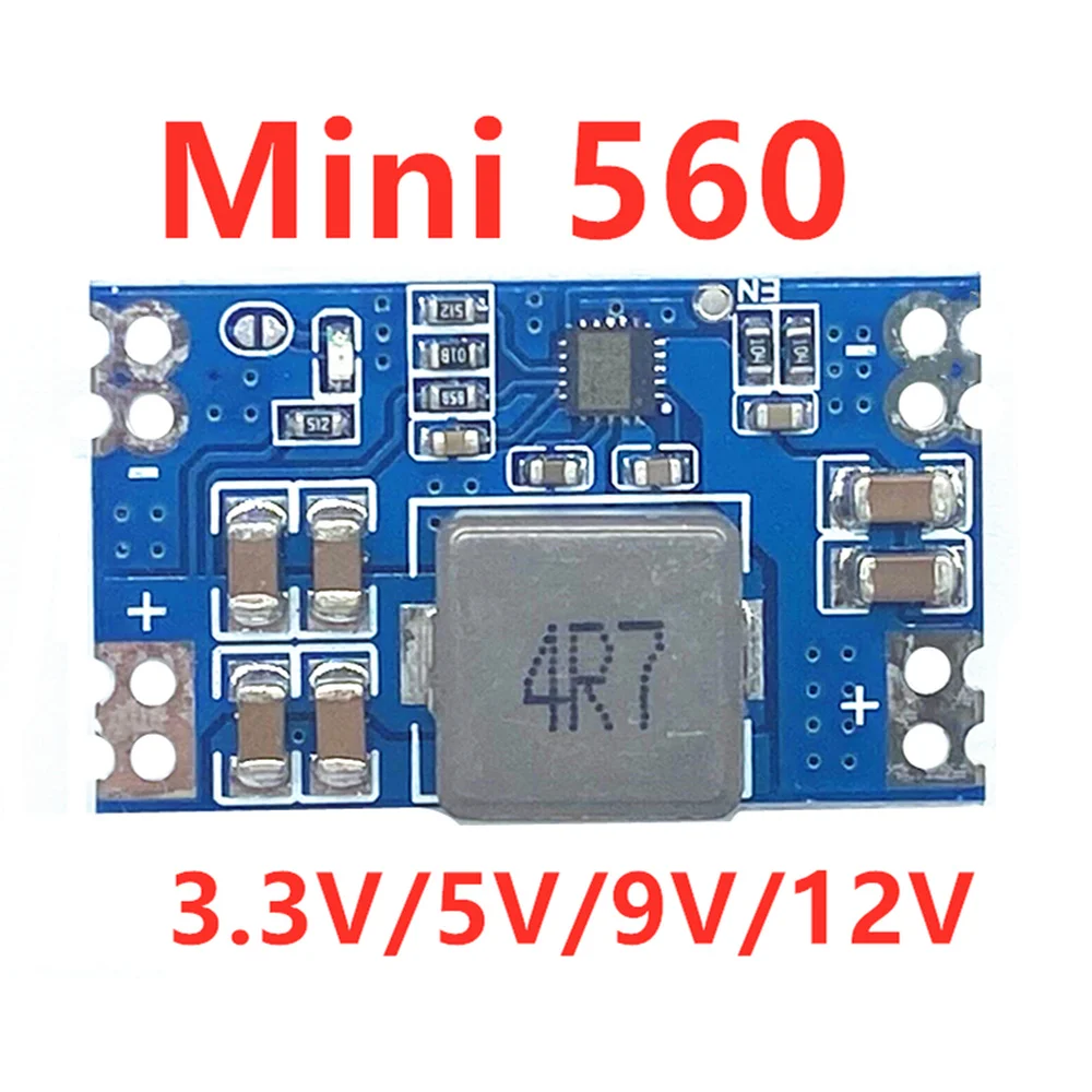 고효율 출력 3.3V 5V 9V 12V 5A mini560 스텝 다운 DC-DC 컨버터 전압 레귤레이터 벅 안정화 전원 모듈