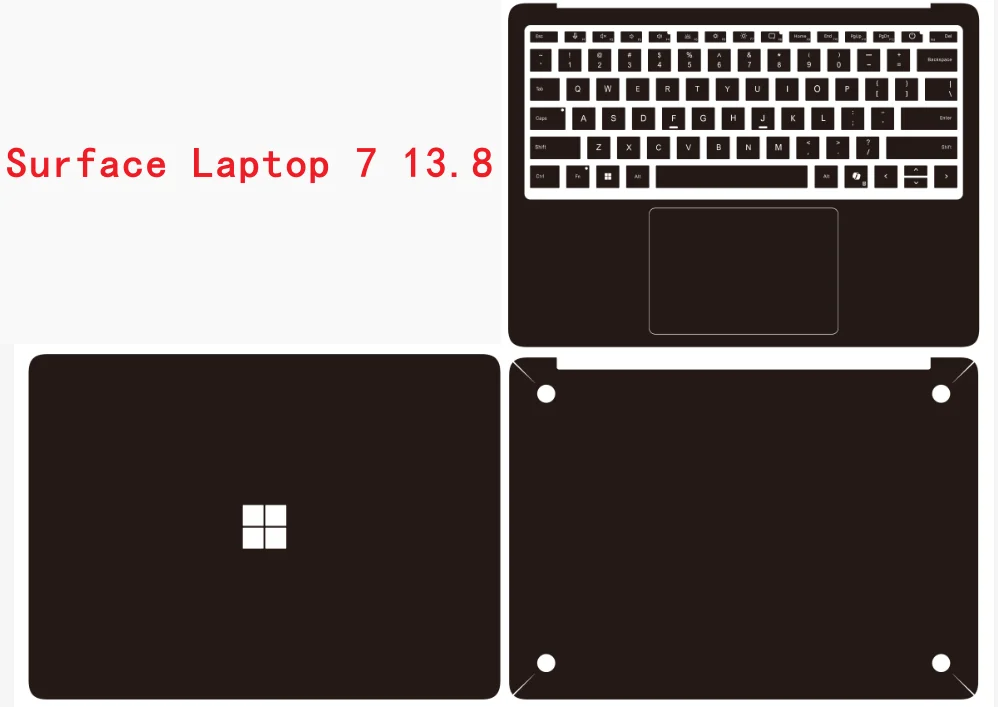 Microsoft Surface Laptop 7 13.8/Surface Laptop 7 15 전신 노트북 비닐 데칼 커버 스티커 스킨 프로텍터