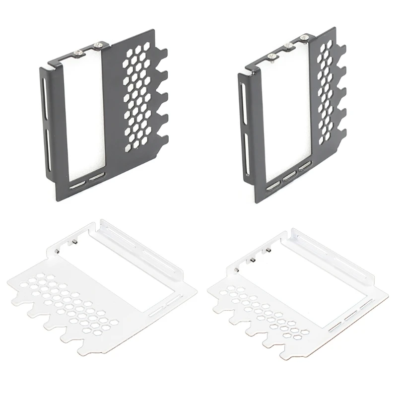 Premium Vertical GPU Mount Bracket - Sleek Metal Graphics Card Holder and Support Rack