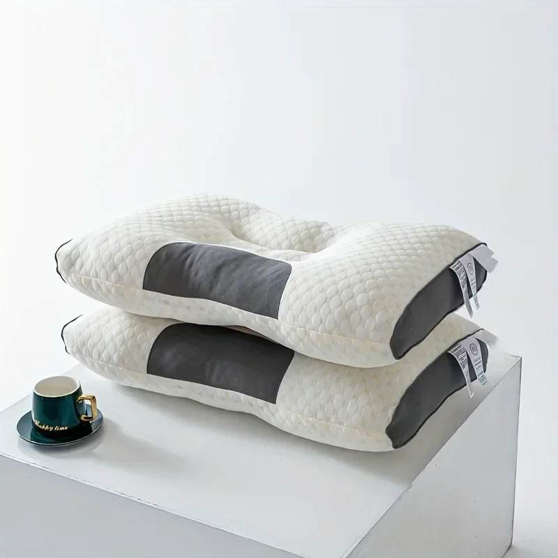 Cervical Orthopedic Neck Pillow Help Sleep Protect Neck Household Soybean Fiber SPA Massage for Sleeping