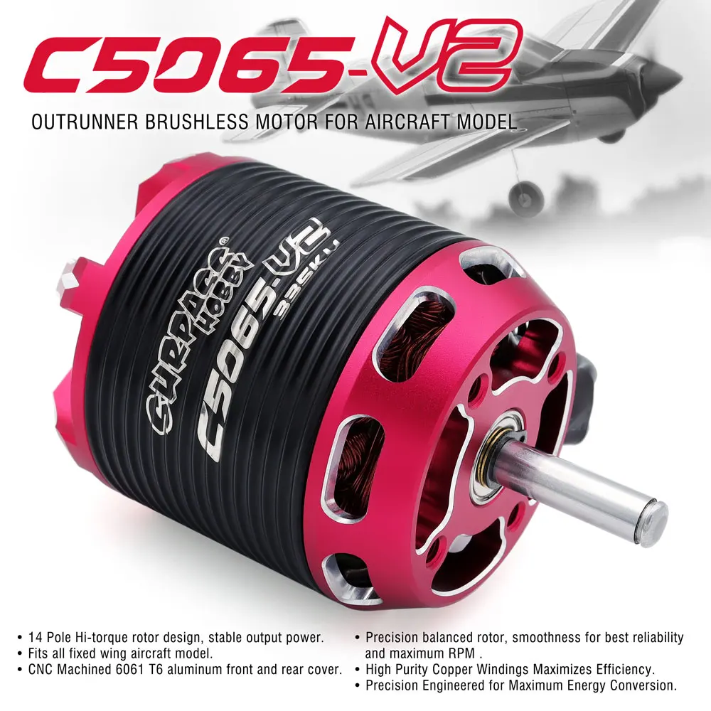 

SURPASS HOBBY Brushless Motor 3-6S C5045 C5055 C5065 For RC Aircraft Plane Multicopter Brushless Outrunner Motor