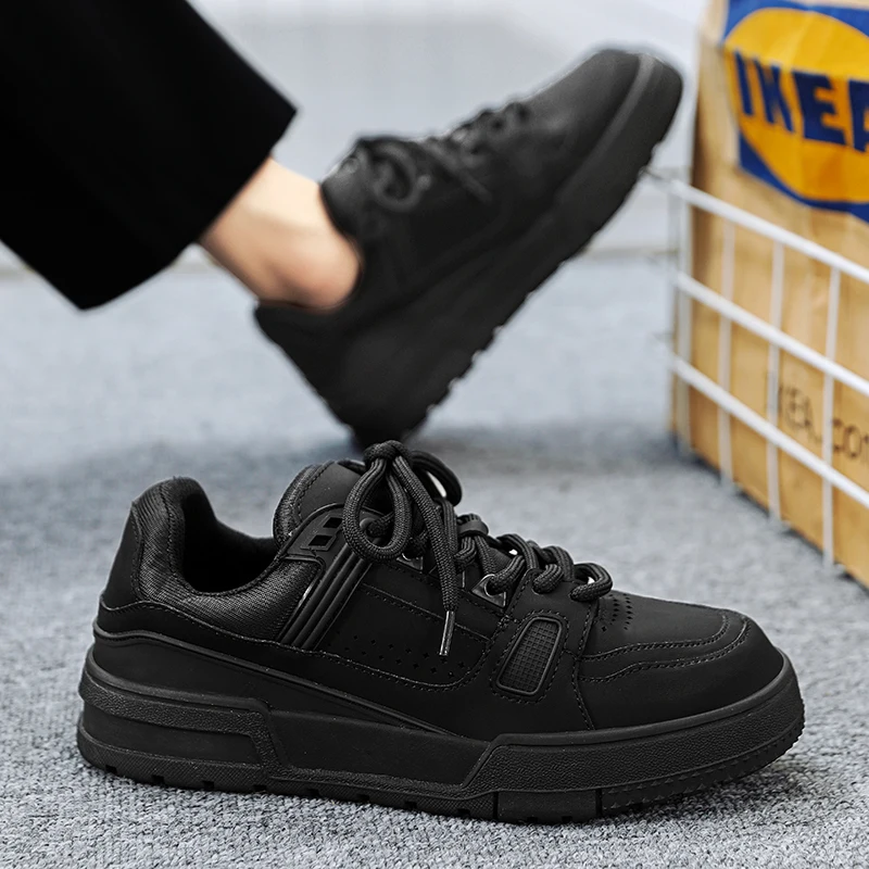 Men's Causal Low Top Breathable Lightweight Non-Slip Sneakers Comfort Fit Walking Shoes for Male 4