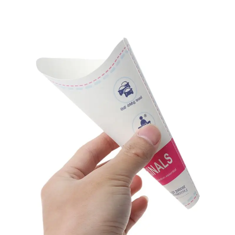 Portable Urinal 12pc/lot Disposable Paper Women Urination Device Stand Up Pee for Camping Travel Female Outdoor Toilet Tool