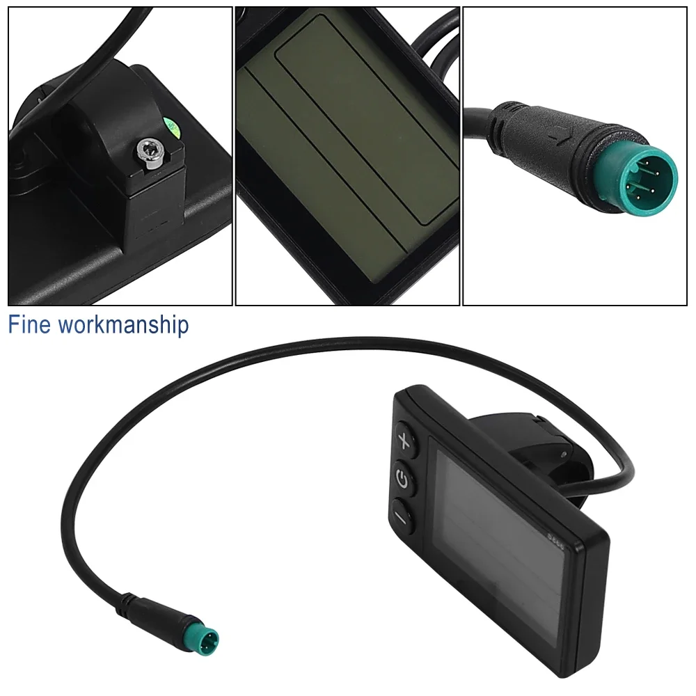 Für S866 Elektrische Fahrrad Display LCD Meter 24V 36V 48V für Kickscooter Control WP Stecker LCD Display Panels silikon Abdeckung Teile – Detail 5