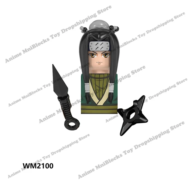 WM6105 WM6106 WM6107 WM6108 WM6109 Naruto blocks anime bricks Sasuke Kakashi mini action toy figures Assemble toys kids gifts Chocolate