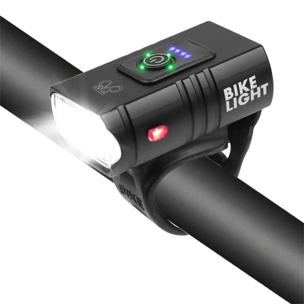 USB 충전식 전원 디스플레이 조명, MTB 산악 도로 자전거 전면 램프 손전등, 사이클링 장비, 10W, 800LM, 1 개, 2 개