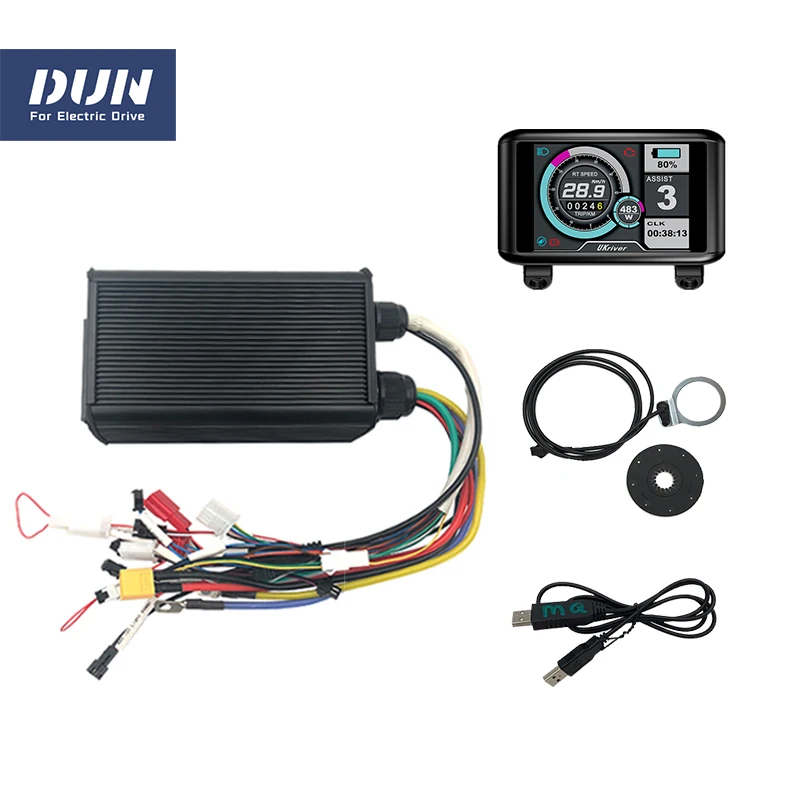 

Sabvoton 60KMH 48V-72V SVMC7245 1KW 45A BLDC Controller with UKC1 Display and PAS for Electric Bike Scooter