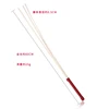 3 In 1 Natural Rattan 60CM Long Straight Whip Riding Crop Flogger Black Red PU Leather Handle Paddle Slapper Horse Training 1