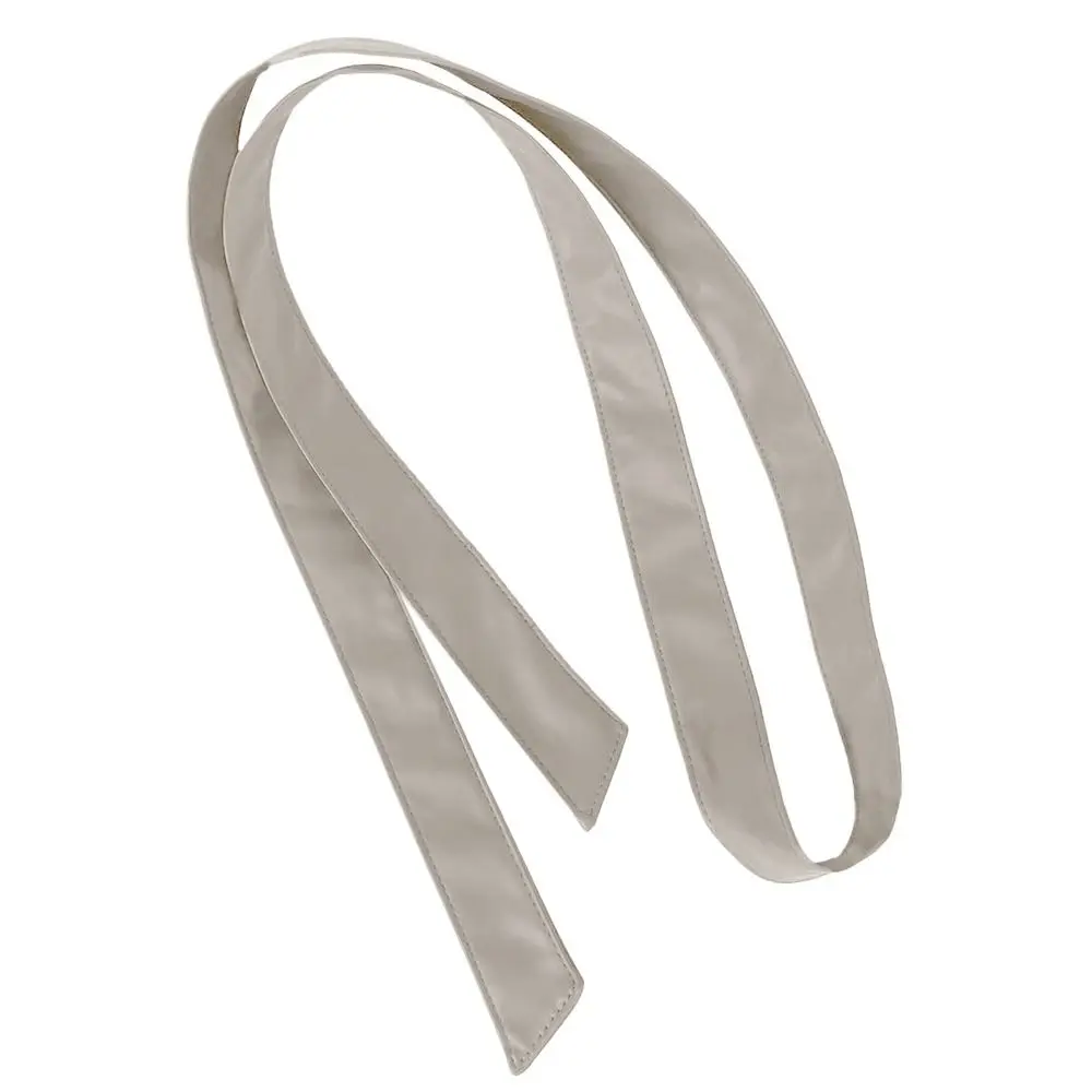 5 x 250 cm PU-Ledergürtel ohne Schnalle, weiche Ledergürtel für Daunenjacken, Pfeilspitzen-Design, einfarbig, Schleifengürtel, formelle Party – Detail 11