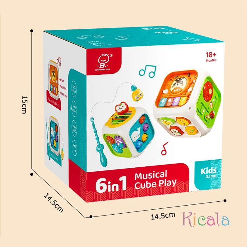 Jouets Montessori de tri de formes avec musique et jeux