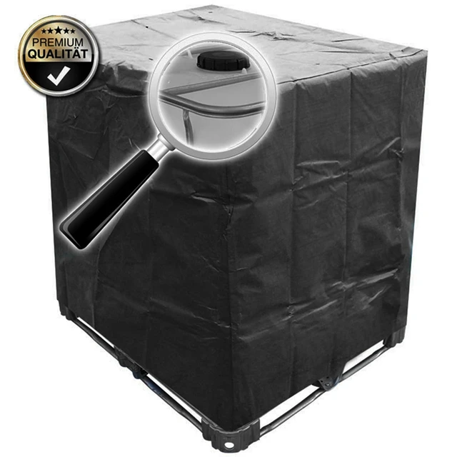 Kültéri Esővíz Tartály Védő Borítója 1000L Ibc Konténer Fényvédő Uv-Ellenes Borító 275 Gallon Fejléc Vízálló Fedél - Image 4