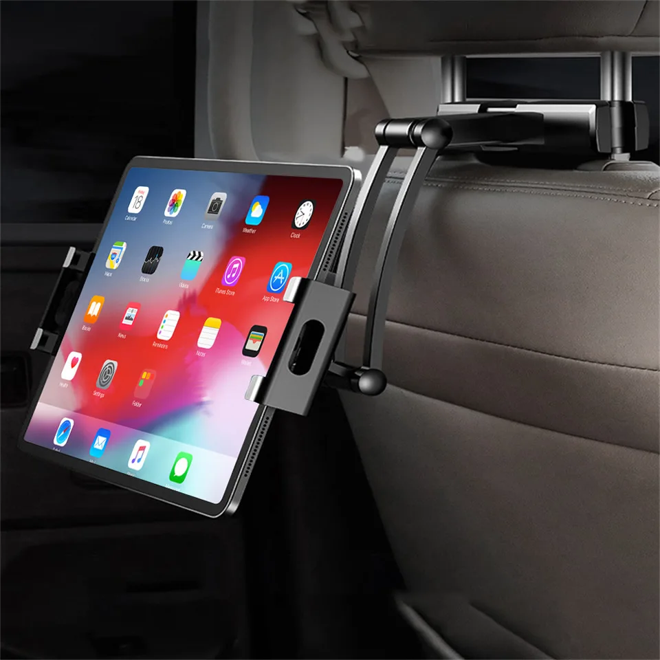 Universal Car Pillow Holder Traseiro Suporte para Ipad 413 Tablet 360 Suporte de Rotação Banco Traseiro Montagem do Carro Handrest