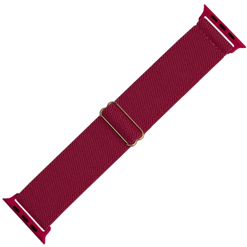 حزام نايلون لساعة ابل باند ، قابل للتعديل ، مرن ،...