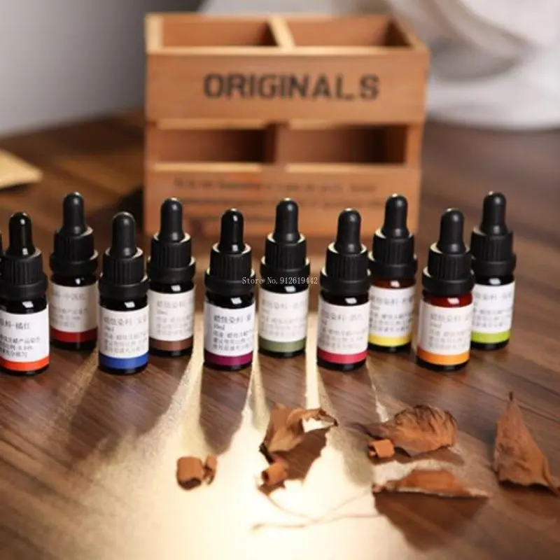 Special Liquid Dye for Candles Diy Aromatherapy Candle Wax Pieces Expanding Fragrance Plaster High Concentration Dyed Pigment