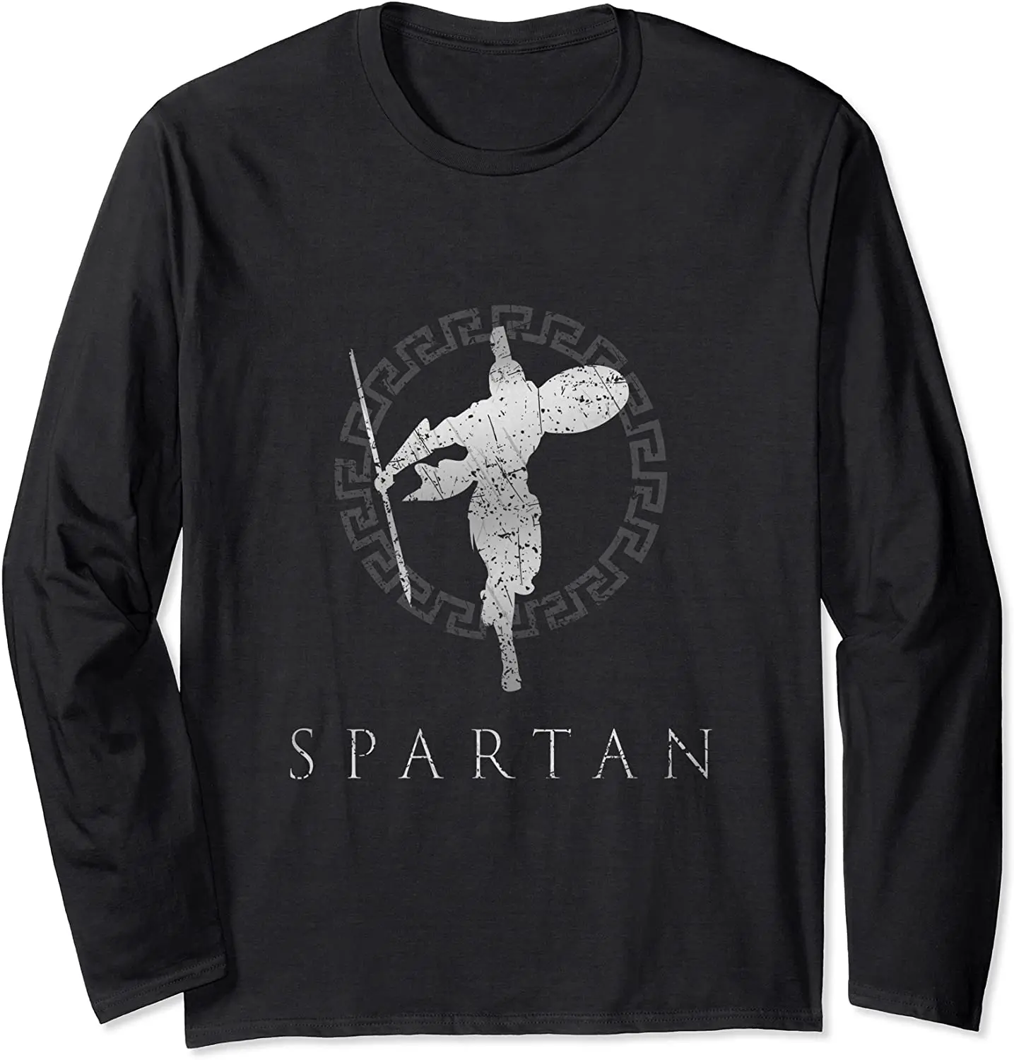 

Elite Spartan Warrior Strength Training Fitness Workout T-Shirt. Premium Cotton Long Sleeve O-Neck Mens T Shirt New S-3XL