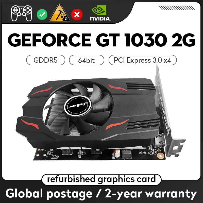 Yeston Nvidia GeForce GT 1030 Graphics Card(FAST SHIPPING), 4GB 64-Bit ...