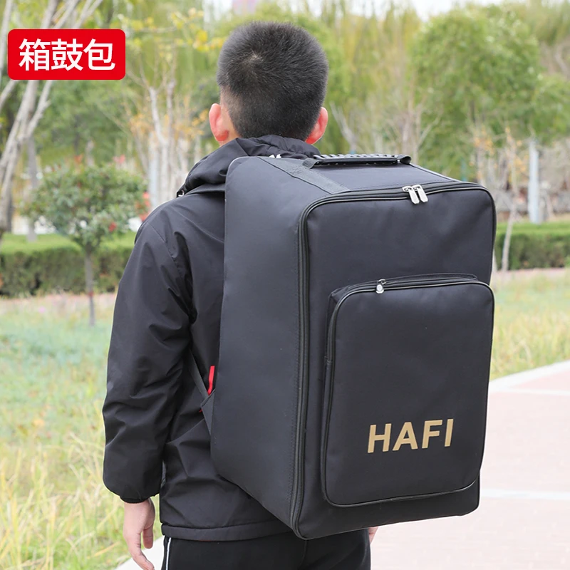 Drum Snare Bag Padded Carrying Cajon Backpack Storage Portable Cloth Oxford Box Drum Tambourine Case Cymbal Stand