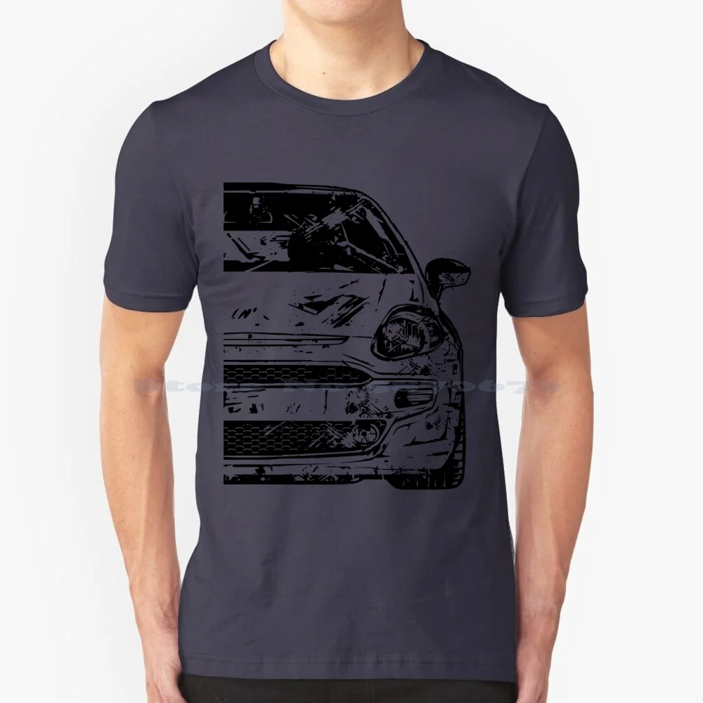 Punto Evo Sport Ols T Shirt 100% Cotone Tee Fiat Punto Appassionato Fiat Punto Lover Fiat Punto Tuning Fiat Appassionato Fiat Lover