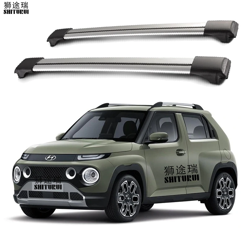 For Hyundai Casper 2021+ (rails)aluminum Alloy Side Bars Cross Rails