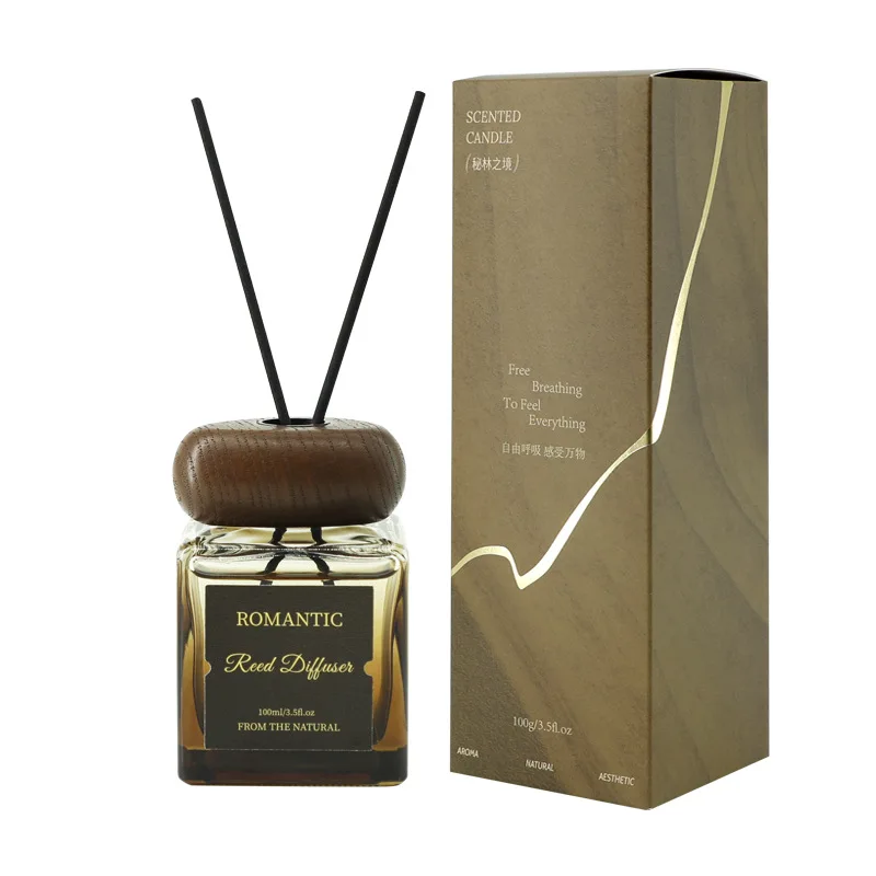 100ml Premium Coffee NoFire Free Aromatherapy Gift Box Indoor Deodorant Fragrance Essential Oil Household Toilet Lasting Perfume