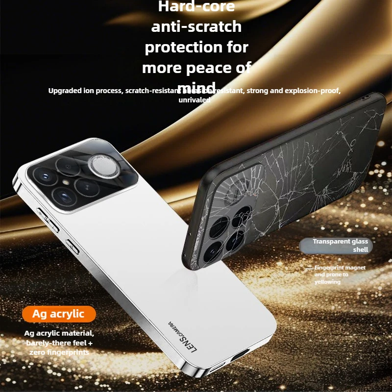 New Fashion Electroplating Frosted PC Shockproof Anti-Drop Case Cover