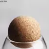 Glass Storage Bottle Round Cork Stopper Glass Pot Tea Sealed Pot Flower Fruit Tea Display Bottle Coffee Bean Storage Bottles 5