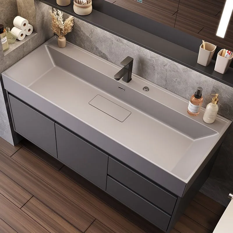 New bathroom cabinet integrated oversized basin bathroom washbasin washbasin cabinet combined household