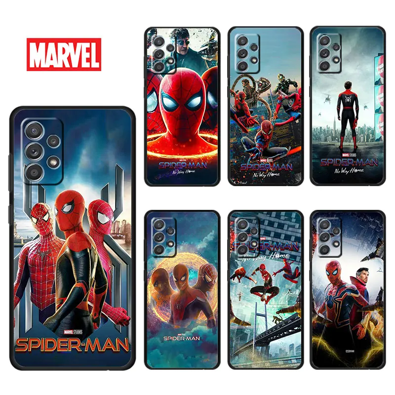 Чехол для телефона Samsung Galaxy A12 A52 A51 A32 A21s A71 A02s A13 5G 4G силиконовый мягкий бампер Marvel