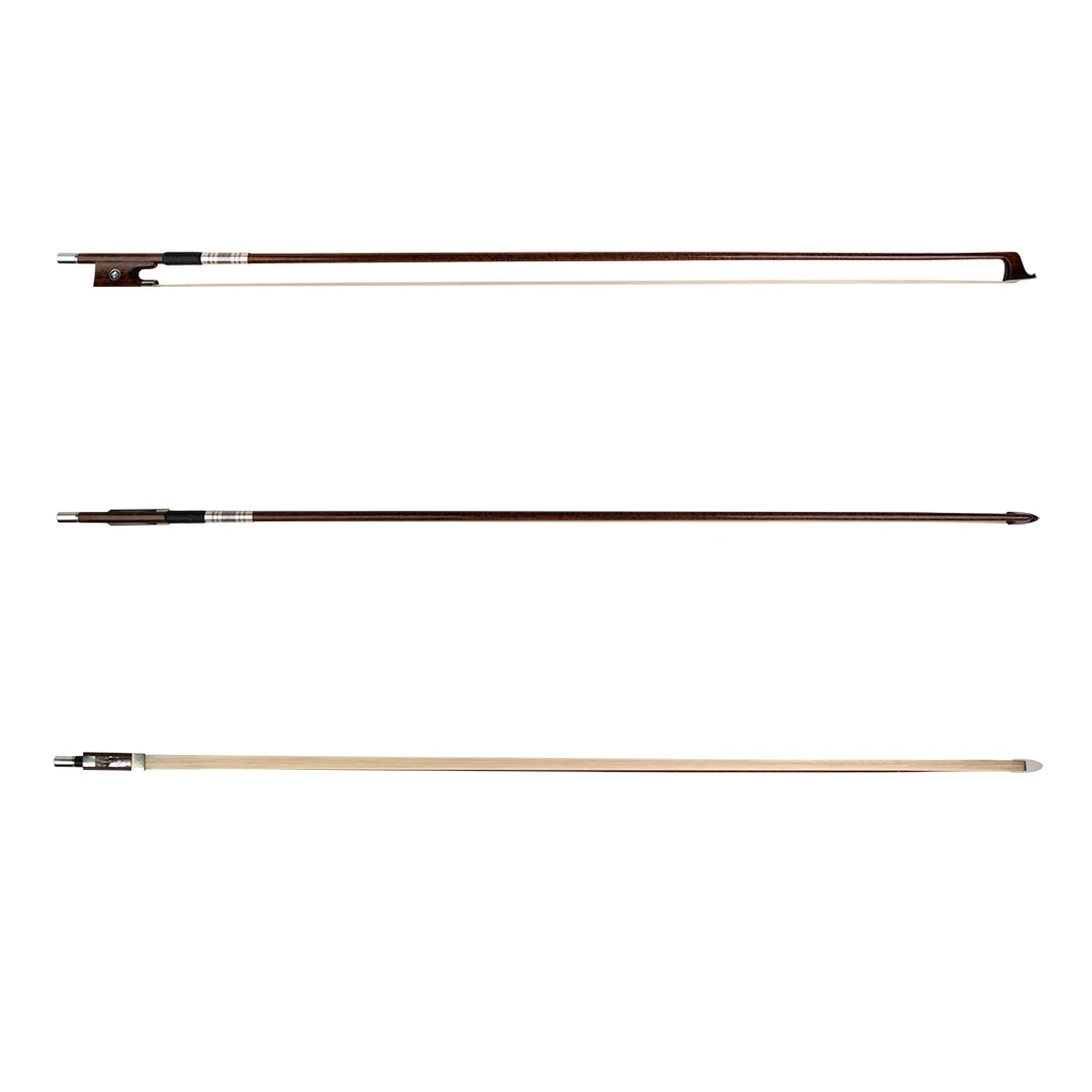 LOOK Handcraft Professional Violin Bow Master Snakewood Bow 4/4 Violin Bow W/Snakewood Frog Mongolian Horsehair Fast Response
