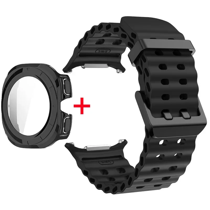 Ultimate 2-in-1 Watch Protection & Style Set with Strap, Case, and Screen Protector