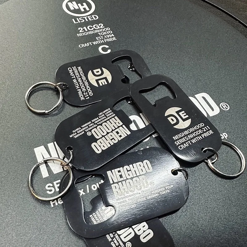 NBHD Stainless Steel Bottle Opener Keychain Camping