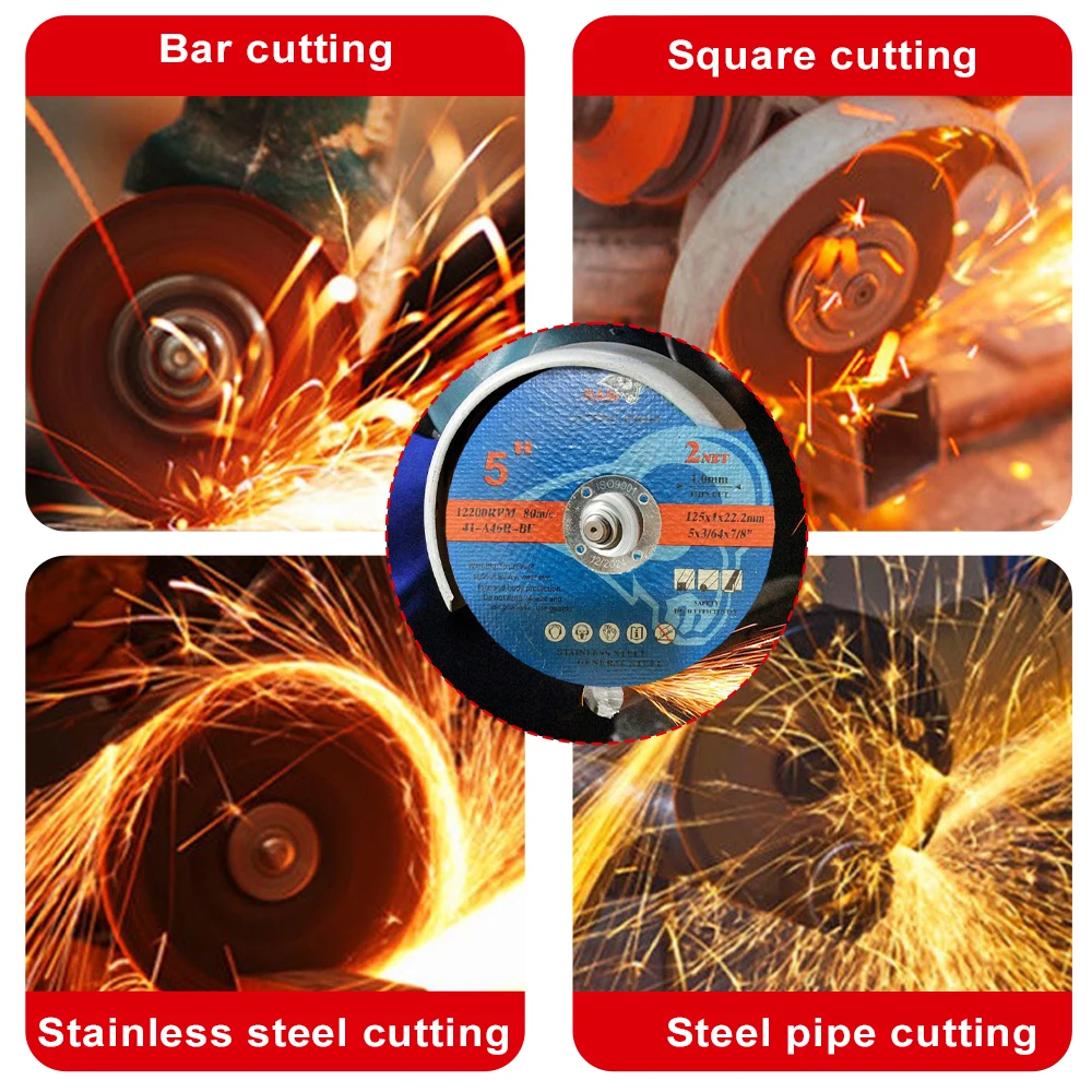 5/10/25 Pcs 125mm Metal Cutting Disc Angle Grinder Saw Blade Cut Off Circle Wheels Saw Blades Disc for Metal Stainless Steel