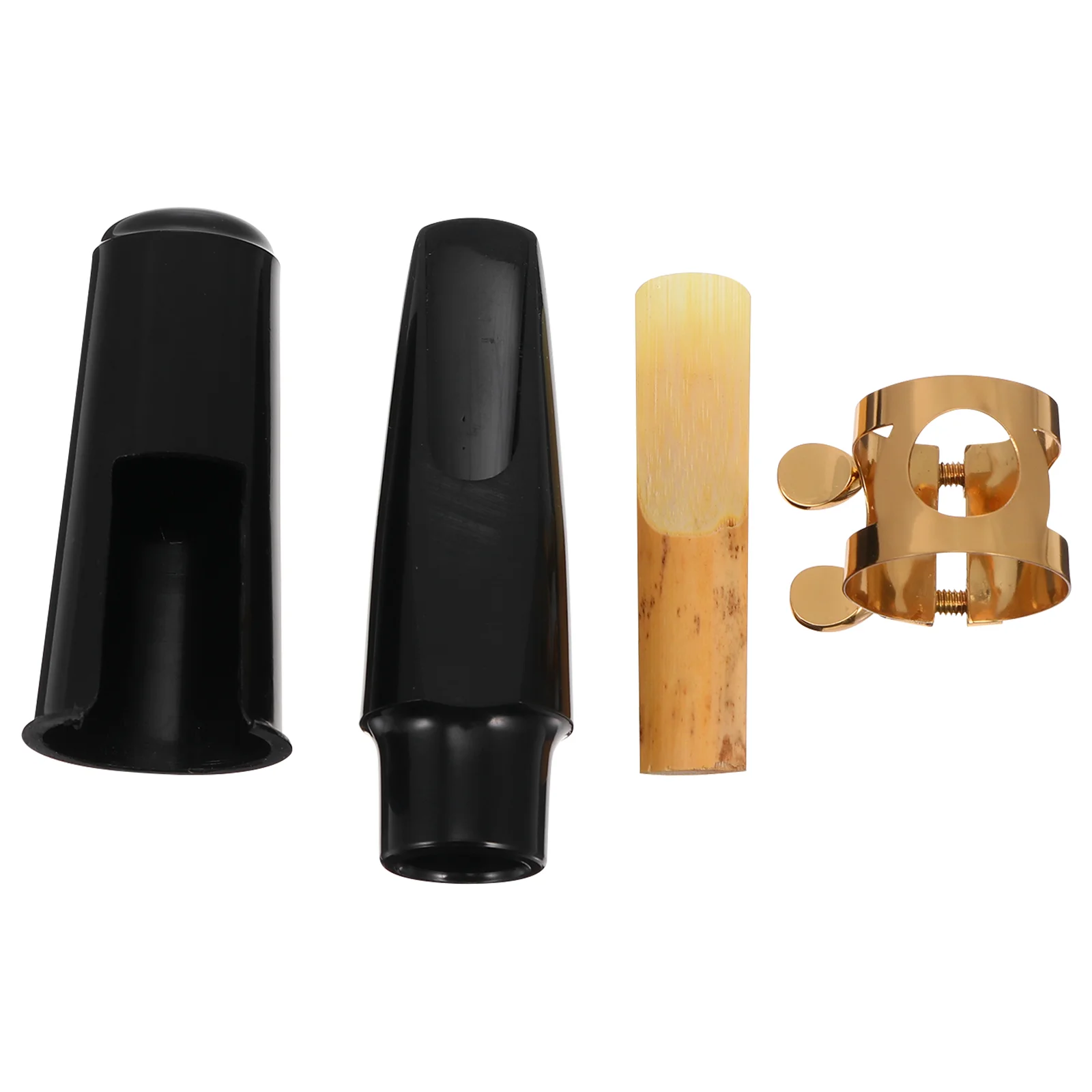 

1 Set Saxophone Alto with Cap Clip for Saxophone Accessories Black Golden