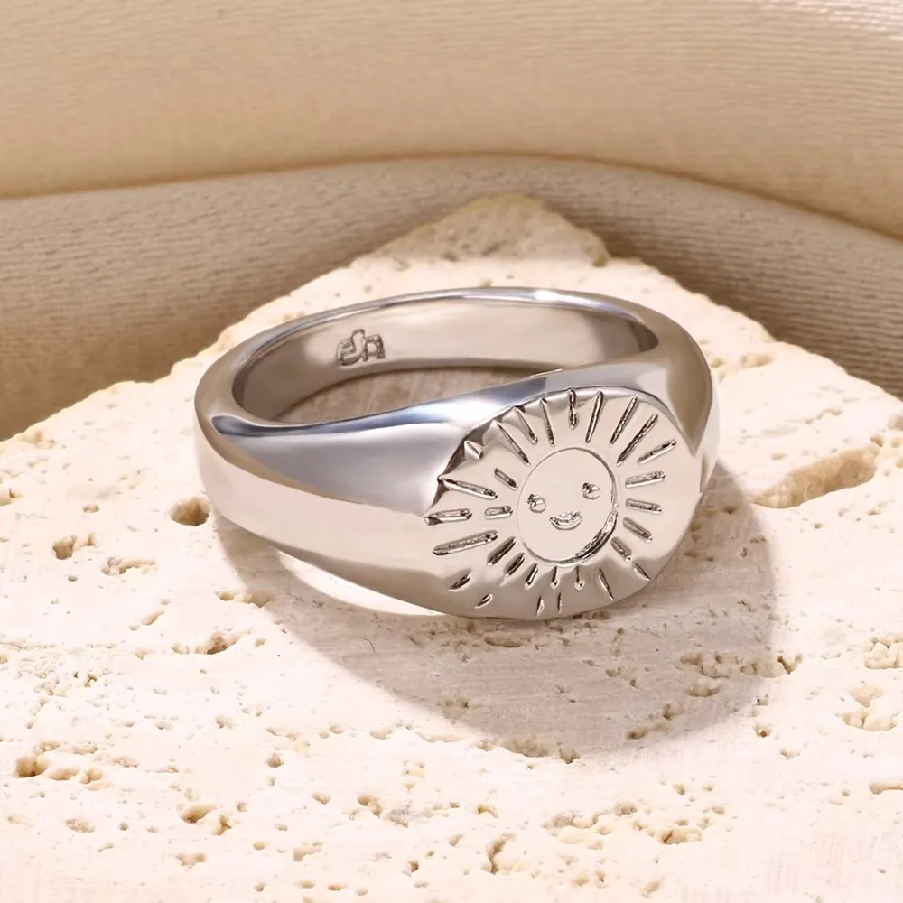 Stainless Steel Rings For Women Classic Fashion