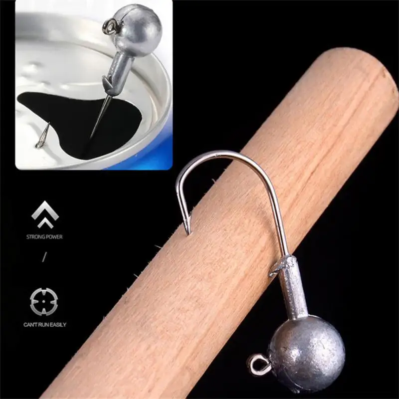 

Lead Head Jig Fishing Hook Hard Bait Soft Worm Jig Hook For Fishing Carbon Steel Fishhooks Jig Head For Carp Bass Fishing