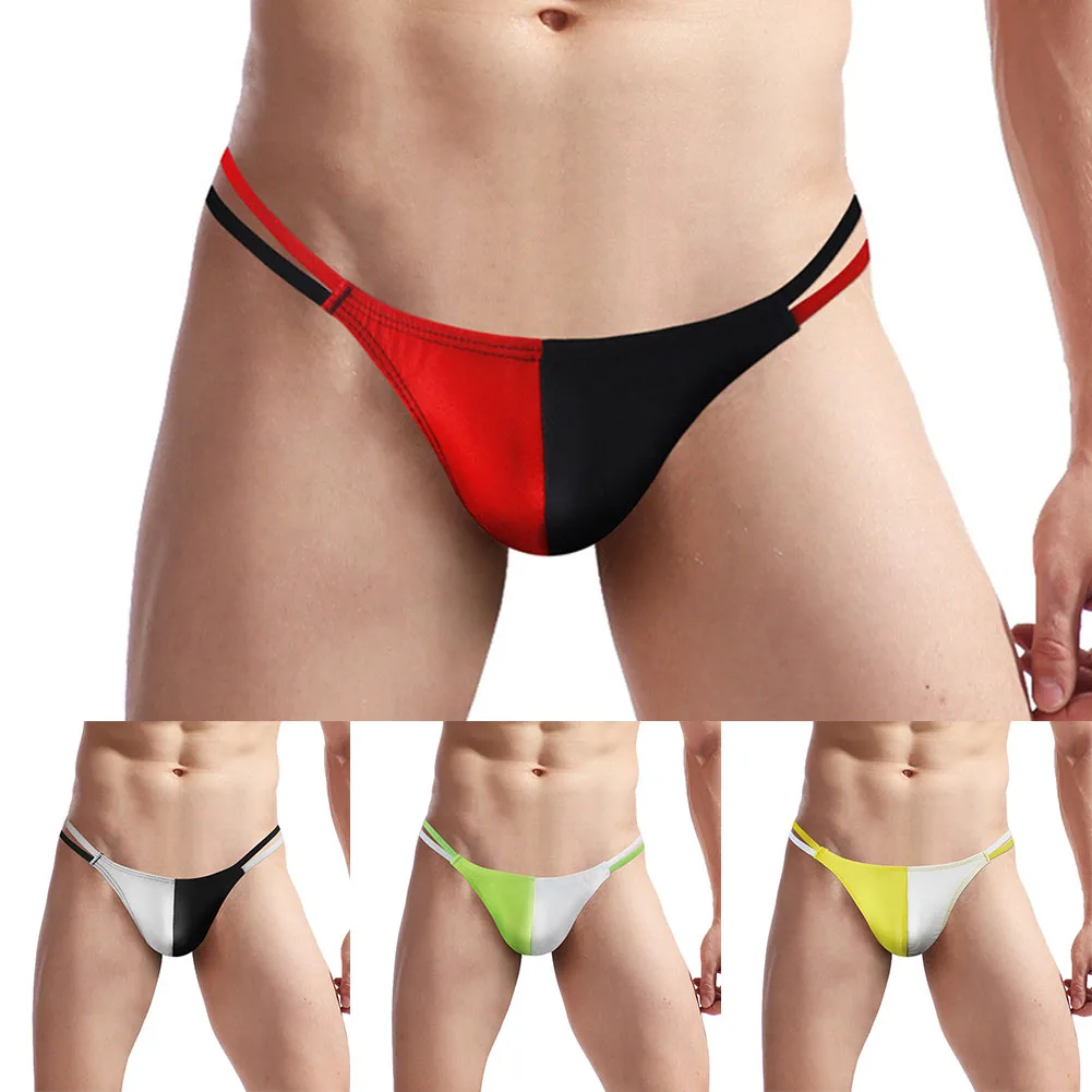 

Popular Mens Boyshort G-String Pouch Briefs T-Back Panties Underwear Bikini Sexy Good Stretchy Underclothes Thong Lingerie