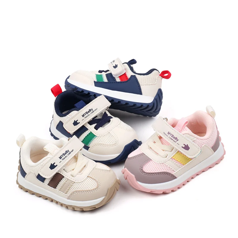 Childern Sports Shoes  Spring and Autumn 0-2 Years Old Baby Girls and Boys Sneakers Non-slip Casual Toddler Shoes First Walkers 3