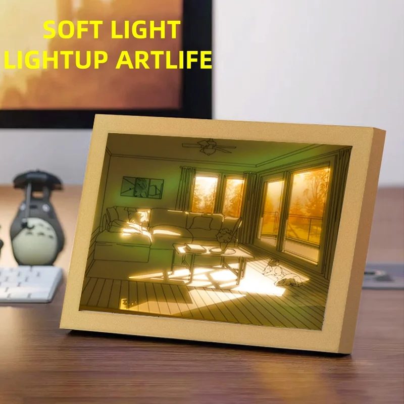 Modern Minimalist Luminous Wall Art 3