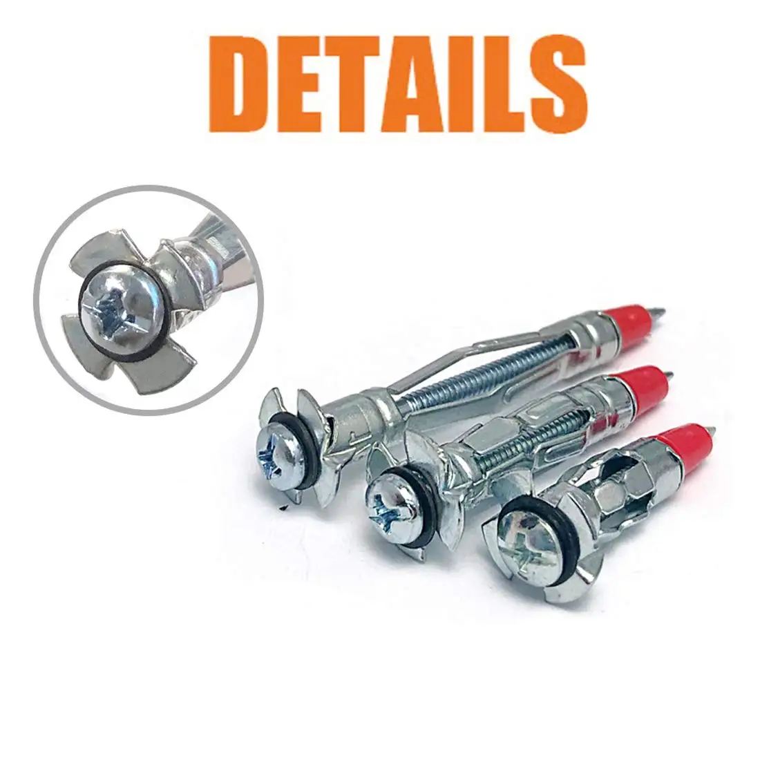 Tasselli Ad Ancora Asimmetrica M8 Acciaio Zincato - 8 Pezzi Per Cartongesso E Soffitti - Foto 9