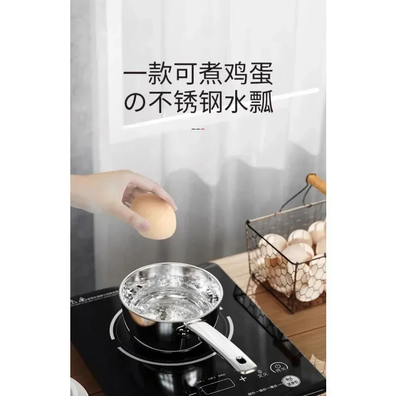 Stainless Steel Non-stick Pan Noodle Pot Kitchen Accessories Milk Pot Aluminum Pot Tableware Pan Home Cooking Tools Cookware images - 6
