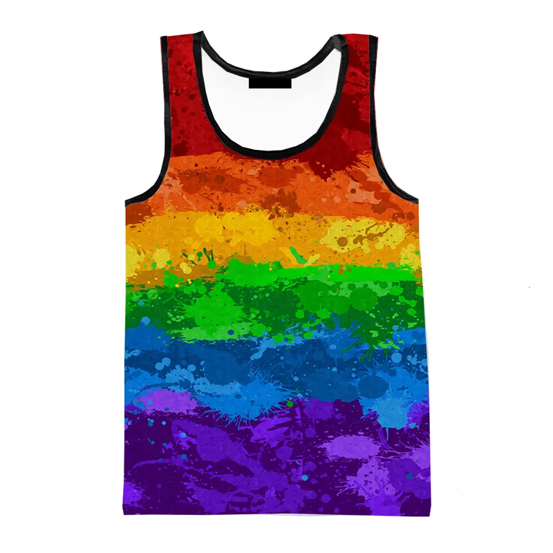 3D Printed Tank Top Men Hip Hop Casual O-Neck Vest Streetwear Oversized Tees Tops Male Kids Clothes cotton vest sports sleeveless vest cotton sleeveless t shirt