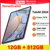 【World Premiere】Global Version Nenmone Tab40 4G LTE Tablet 512GB ROM Unisoc T616 Andorid 14 Face Unlock Quad speakers 8200mAh 1