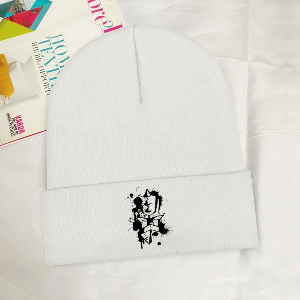 

UFO Robot Grendizer Anime Skullies Beanies Caps Ink Knitted Winter Warm Bonnet Hats Unisex Ski Cap