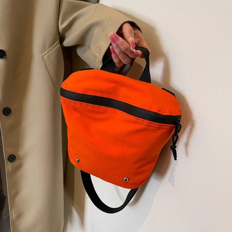 Shoulder Bag New Casual Nylon Mini Crossbody Bag Street Trendy All-match Lightweight Sports Leisure Phone Pouch Coin Purses Bag