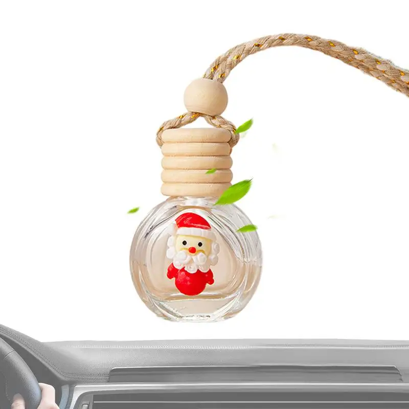 

Автомобильный диффузор, Рождественский автомобильный освежитель воздуха, флакон для духов, пустой подвесной флакон для духов для дома и автомобиля, многоразовый флакон для духов 10 мл для